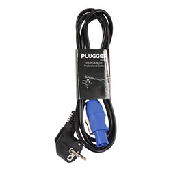 Câble d'alimentation Powercon norme EU 1.8m Easy Plugger