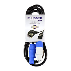 Câble d'alimentation Powercon Mâle - Male 1.8m Elite Plugger