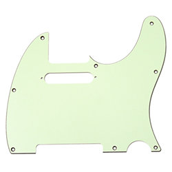 3-Ply Mint Green 8-Hole Telecaster Pickguard Fender