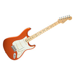American Elite Stratocaster Maple Autumn Blaze Metallic Fender