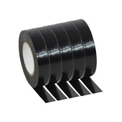 PVC Tape Black Pack 20 mètres Plugger