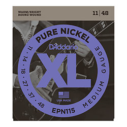 EPN115 Pure Nickel Blues/Jazz Rock 11-48 D'Addario