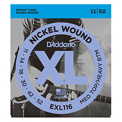 EXL116 Nickel Wound Medium Top Heavy Bottom 11-52 D'Addario