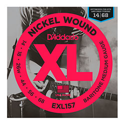 EXL157 Nickel Wound Baritone Medium 14-68 D'Addario