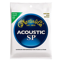 SP Acoustic MSP3000 Extra Light 10-47 Martin Strings