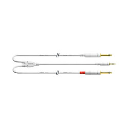 CORDIAL C/âble Y bretelle minijack st/ér/éo//2 XLR m/âle longs 3 m