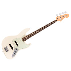 American Pro Jazz Bass Olympic White RW + Etui Fender