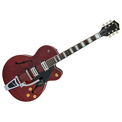 gretsch hollow body red