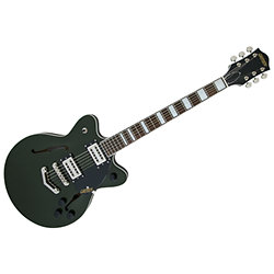G2655 Streamliner Center Block Jr. with V-Stoptail, Broad'Tron Pickups Torino Green Gretsch Guitars