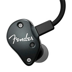 FXA2 Pro In-Ear Monitors Metallic Black Fender