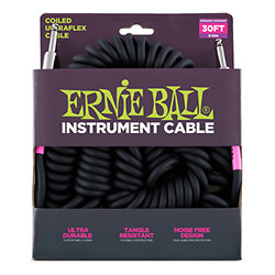 Ernie Ball Ultraflex Spirale - 9m - Black Ernie Ball