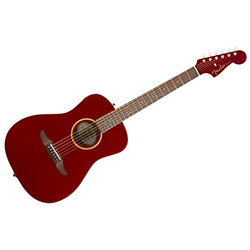 fender red acoustic