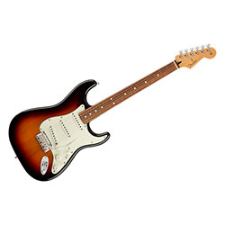 Deluxe Stratocaster PF Black : ST Style Guitar Fender - SonoVente 