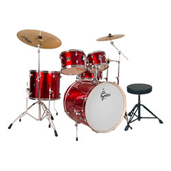 Set Energy Red 22" Gretsch Drums
