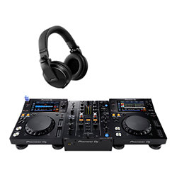 2x XDJ-700 + DJM 450 + HDJ-X5K Pioneer DJ