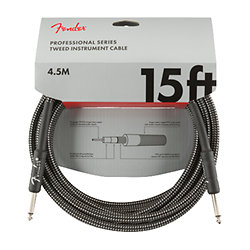 Professional Series Instrument Cable, 4,5m, Gray Tweed Fender