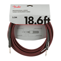 Professional Series Instrument Cable, 5,5m, Red Tweed Fender