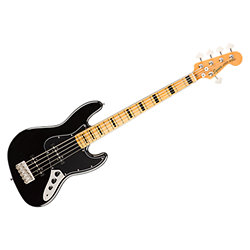 Classic Vibe 70s Jazz Bass V Black Squier by FENDER