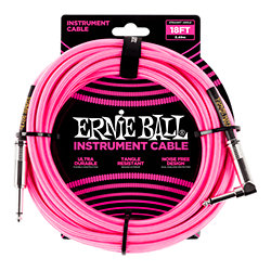 6083 Jack-Jack coudé 5 5 M rose fluo Ernie Ball