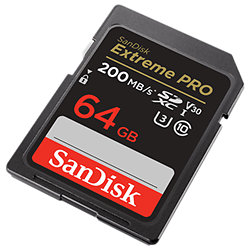 SanDisk SDXC Extreme Pro V30 64GB 200Mo/s Sandisk