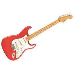 Road Worn 50s Stratocaster MN Fiesta Red Fender