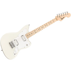 Mini Jazzmaster HH MN Olympic White Squier by FENDER