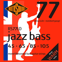 RS77LD Jazz Bass 77 Monel Flatwound 45/105 Rotosound