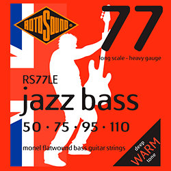 RS77LE Jazz Bass 77 Monel Flatwound 50/110 Rotosound