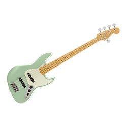 American Professional II Jazz Bass V MN Mystic Surf Green Fender