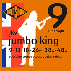 JK9 Jumbo King Phosphor Bronze Super Light 9/48 Rotosound