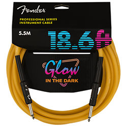 Professional Glow in the Dark Cable Orange 5.5M Fender