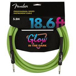 Professional Glow in the Dark Cable Green 5.5M Fender