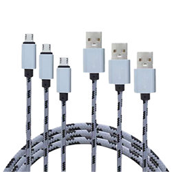 PACK 3 USB A-MICRO USB BL Yourban