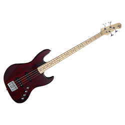 Element 4 Trans Red Electric Bass Michael Kelly