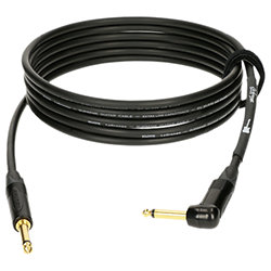 Câble pour instrument Jack 6.35mm droit/coudé LaGrange Gold Qualité Supérieure 6m KLOTZ Klotz