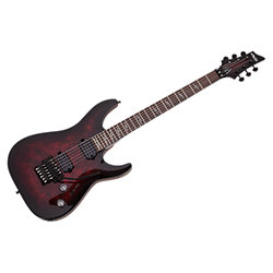 Omen Elite 6 Floyd Rose - Black Cherry Burst Schecter