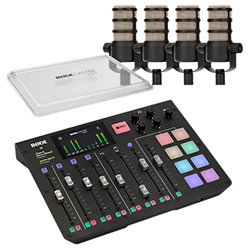 RodeCaster Pro + Podmics + Cover Bundle Rode