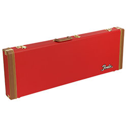 Classic Series Wood Case Strat/Tele Fiesta Red Fender