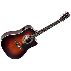 DTC-1E Sunburst Sigma Guitars