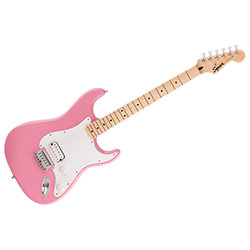 Sonic Stratocaster Flash Pink Squier by FENDER