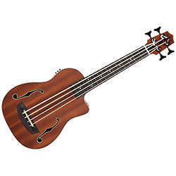 Journeyman U-Bass Acajou + sa housse Kala