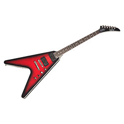 Dave Mustaine Flying V Prophecy Aged Dark Red Burst Epiphone