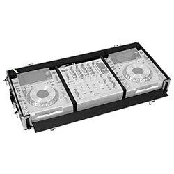 Case Régie 12'' XDJ1000 MKII et DJM750 W Silver Walkasse