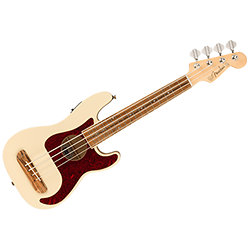 Fullerton Precision Bass Ukulélé Olympic White Fender