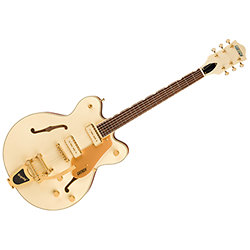 ELECTROMATIC PRISTINE LTD CENTER BLOCK DOUBLE-CUT WITH BIGSBY White Gold Gretsch Guitars