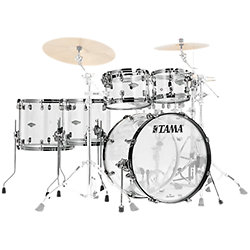 MBA52RZBNS-CI TAMA 50th Limited Starclassic Mirage Kit 5 Fûts 22" Crystal Ice Tama