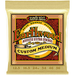 2005 Earthwood 80/20 Bronze Custom Medium 12,5-56 Ernie Ball