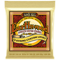2013 Earthwood 80/20 Bronze Custom Light - 12 cordes 10-48 Ernie Ball