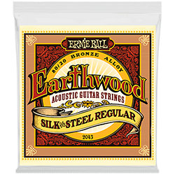 2043 Earthwood 80/20 Bronze Regular - SilknSteel 13-56 Ernie Ball