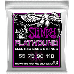 2811 Slinky Flatwound 55-110 Ernie Ball
